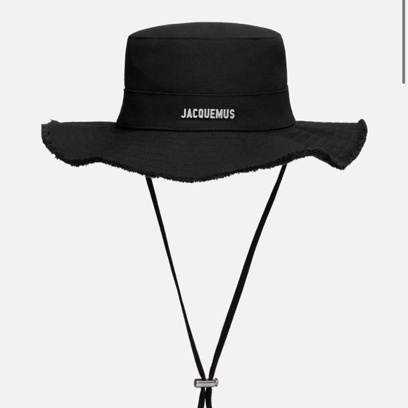 Jaquemus Artichaut Black Bucket Hat - Picture 1 of 8